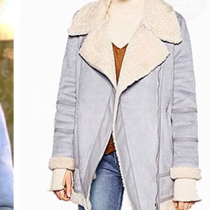 Zara shearling jacket. Blogger favorite